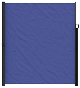 Toldo lateral retrátil 220x300 cm azul