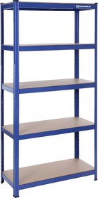 Estantes para cargas pesadas 150 x 75 x 30 cm 650 kg azul