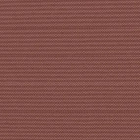 Toldo lateral retrátil 140x1200 cm castanho