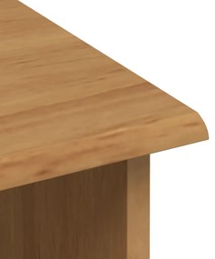 Hutch “ASKIM” Castanho 91x40x199.5 cm Madeira Maciça Pinus