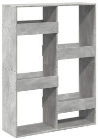 Divisória 100x33x135 cm derivados de madeira cinzento cimento
