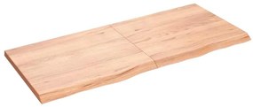 Prateleira de parede 140x60x(2-4) cm carvalho tratado castanho
