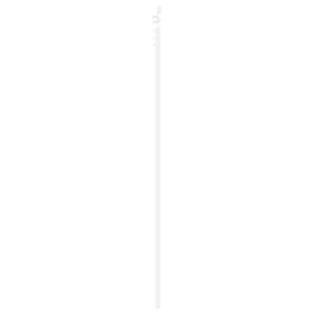 Porta deslizante vidaXL com kit de hardware Branca 73,5x211 cm Madeira
