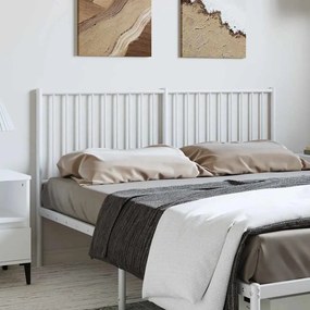 Cabeceira de cama 150 cm metal branco