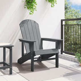 Cadeira Adirondack Cinzento Claro 74x82x91 cm HDPE