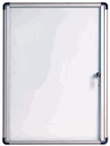 Vitrine Interior 660x710mm Enclore Budget Fundo Magnético Branco (6A4)