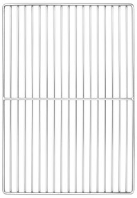 vidaXL Grelha de Churrasqueira com Manípulos Retangular 47x32,5 cm Aço Inoxidável 304