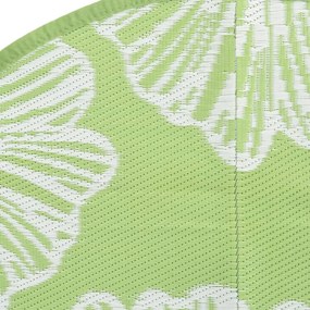Tapete de exterior Ø160 cm ARAKIL PP Verde