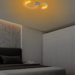 Lustre Es – Cinzento – 25x51x5 cm