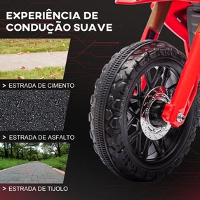 AIYPLAY Mota Elétrica para Crianças acima de 3 Anos Moto a Bateria par