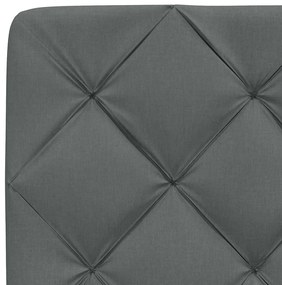 Estrutura de cama com LED sem colchão 120x200 cm tecido