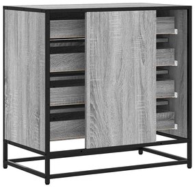 Cómoda com 4 Gavetas - 70x41x70 cm deriv. madeira - cinzento sonoma