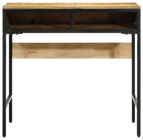 Mesa 80x50x75 cm Madeira Sólida de Manga Crua