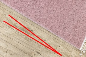 Tapete BERBER 9000 rosa Franjas berbere marroquino shaggy - PRODUTO DE SEGUNDA GRAU