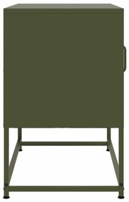 Móvel de TV 68x39x60,5 cm aço verde azeitona