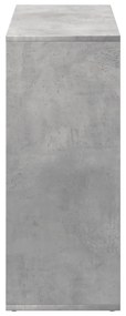 Estante divisória 69,5x29x69,5 cm deriv. madeira cinza cimento