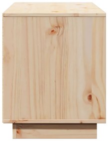 Móvel de TV 110,5x35x44 cm madeira de pinho maciça