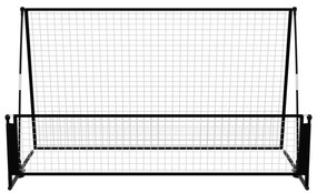 Baliza de futebol com ressalto 2 em 1 202x104x120 cm aço