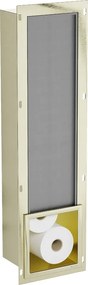 Mexen X-Wall-B suporte para papel higiénico, dourado escovado - 1955