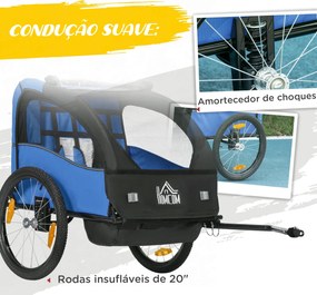 Reboque de Bicicleta – Modelo Rimini – 140x88x90 – Preto