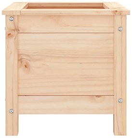 Vaso/floreira de jardim 40x40x39 cm madeira de pinho maciça