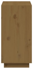 Estante para livros 60x35x71 cm pinho maciço castanho-mel
