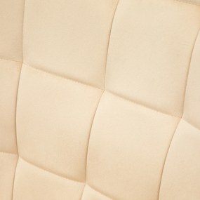 HOMCOM Poltrona Individual com Otomana Estofada em Veludo Poltrona de Sala de Estar com Encosto Alto Apoio para os Braços para Dormitório Escritório Carga Máxima 150kg 72x80x99cm Bege