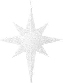 Decoração de parede em forma de estrela branca com LED 67 cm OSMA Beliani