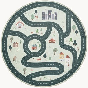 Tapete redondo lavável para crianças Linus