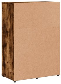 Aparadores 2 pcs 60x31x84 cm derivados madeira carvalho fumado