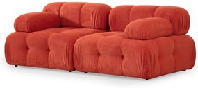 Sofá de 2 Lugares Doblo – Vermelho – 200x100x80 cm