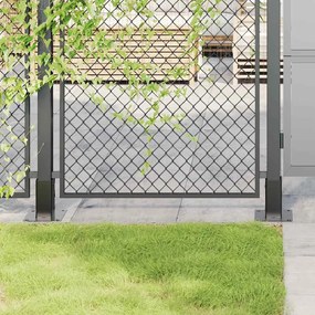 vidaXL Bases de coluna quadradas 4 peças 71x71 mm aço revestido a pó