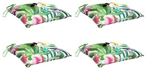 Almofadões p/ cadeira 4 pcs tecido oxford multicor