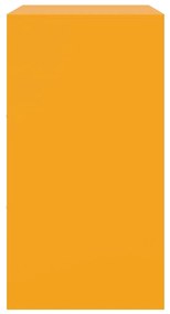 Aparador 67x39x73 cm aço amarelo mostarda