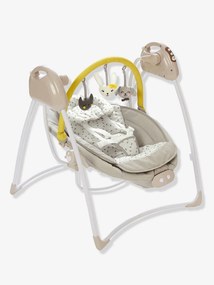 Agora -15% | Baloiço com arco de jogos Babyswing VERTBAUDET cinza estampado