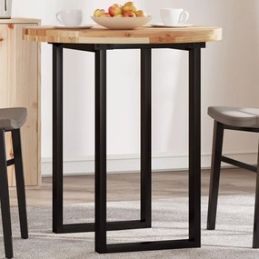 vidaXL Tampo de mesa redondo Ø70x4 cm madeira de acácia maciça