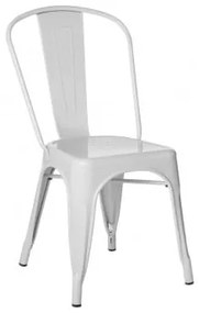 Cadeira Empilhável Em Aço Lix Branco - Sklum