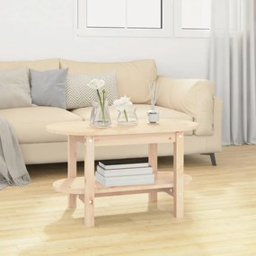 vidaXL Mesa de centro 80x45x45 cm madeira de pinho maciça