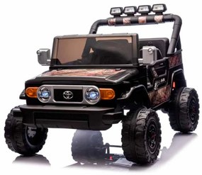 Carro elétrico para crianças Toyota FJ Cruiser XXL 24V 4x4, licença oficial (dois lugares), bateria de lítio portátil, chassis alto, suspensão traseir