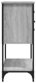 Aparador 100x36x85 cm derivados de madeira cinzento sonoma