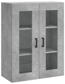 Armário alto 69,5x34x180 cm derivados de madeira cinza cimento