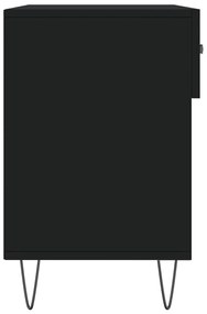 Banco sapateira 102x35x55 cm derivados de madeira preto