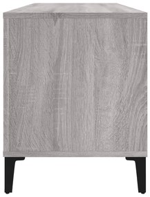 Armário p/ discos 100x38x48cm derivados madeira cinzento sonoma