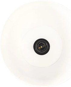 Candeeiro de chão E27 madeira de mangueira maciça branco