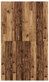 Estrutura de Cama de Armazenamento vidaXL em Madeira Antiga 120x190 cm
