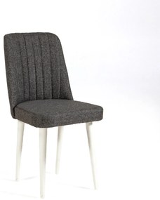Cadeira Vina – Branco Antracite – 47x89x46 cm