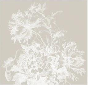 Papel de parede Engraved Flowers