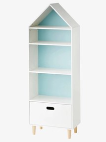 Oferta do IVA - Móvel de arrumação "casa", 5 compartimentos branco