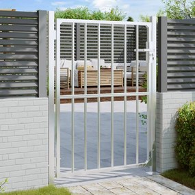 vidaXL Portão de jardim 85x145 cm aço inoxidável