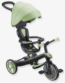 Triciclo evolutivo 4 em 1, da GLOBBER verde-salva